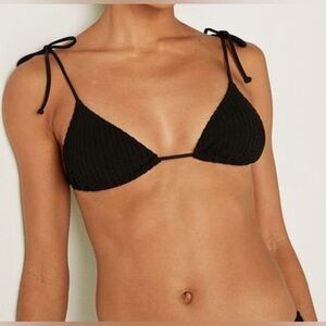 NWT Victoria’s Secret Pink Crinkle Triangle Bikini Top